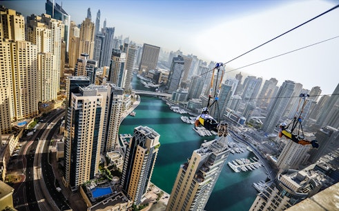 XLine Dubai Marina Zip Line Tickets with Photos & Videos